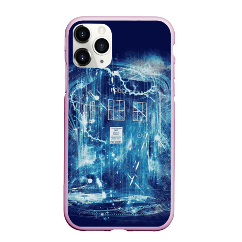 Чехол для iPhone 11 Pro матовый с принтом Doctor Who, вид спереди #2