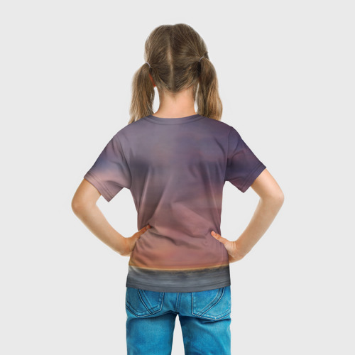 Детская футболка 3D с принтом Titanic, вид сзади #2