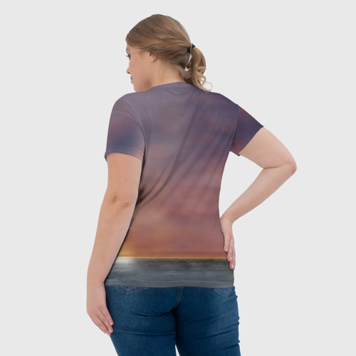 Женская футболка 3D с принтом Titanic, вид сзади #2