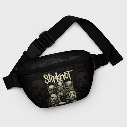 Поясная сумка 3D с принтом Slipknot, фото #5