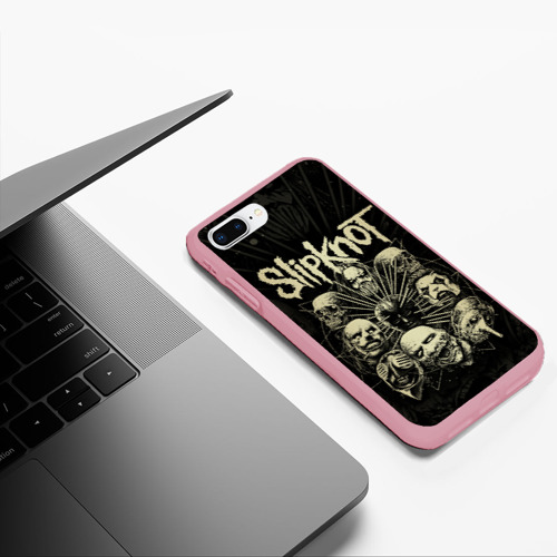 Чехол для iPhone 7Plus/8 Plus матовый с принтом Slipknot, фото #5