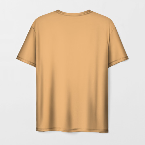 Мужская футболка 3D с принтом ХоМа, вид сзади #1