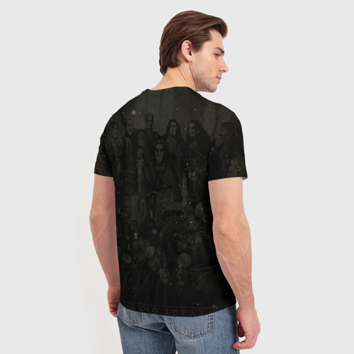 Мужская футболка 3D с принтом Powerwolf, вид сзади #2