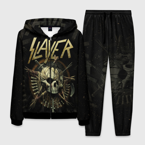 Мужской 3D костюм с принтом Slayer, вид спереди #2