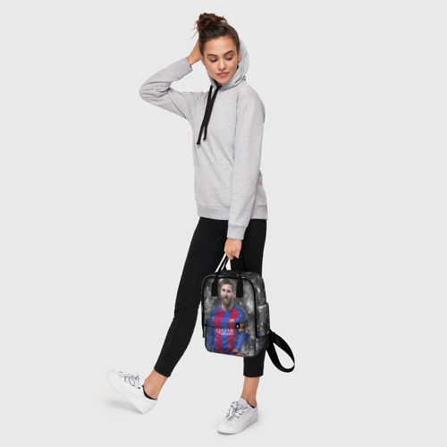 Женский рюкзак 3D с принтом Лео Месси, фото #4