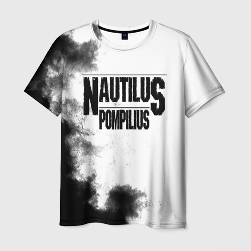 Мужская 3D футболка с принтом Nautilus Pompilius, вид спереди #2