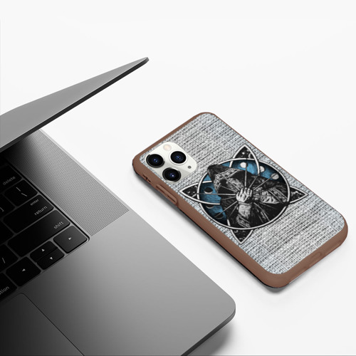 Чехол для iPhone 11 Pro матовый с принтом Нейромонах Феофан, фото #5