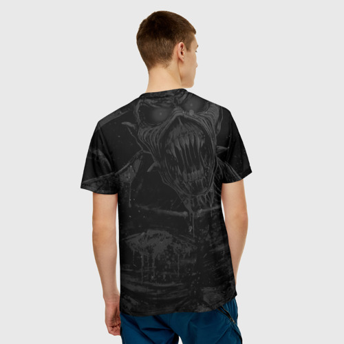 Мужская 3D футболка с принтом Iron Maiden, вид сзади #2