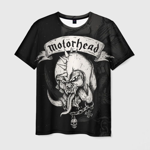 Мужская футболка 3D с принтом Motorhead, вид спереди #2