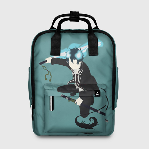 Женский рюкзак 3D с принтом Rin Okumura, вид спереди #2