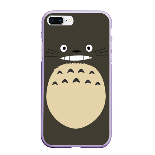 Чехол для iPhone 7Plus/8 Plus матовый с принтом Totoro, вид спереди #2