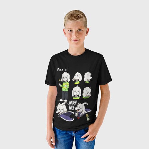 Детская футболка 3D с принтом UNDERTALE, фото на моделе #1