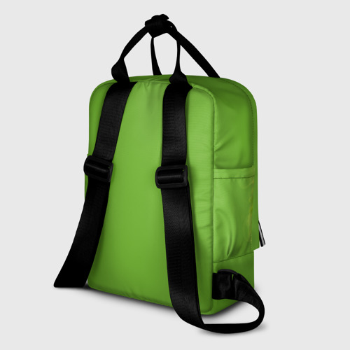 Женский рюкзак 3D с принтом The Grinch, вид сзади #1