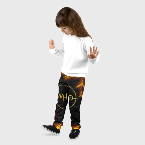 Детские брюки 3D с принтом DOCTOR WHO, фото на моделе #1