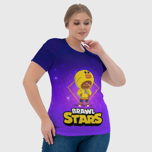 Женская футболка 3D с принтом Brawl Stars Leon, фото #4