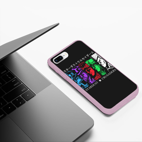 Чехол для iPhone 7Plus/8 Plus матовый с принтом JoJo Bizarre Adventure, фото #5