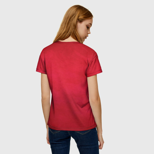 Женская футболка 3D с принтом Azur Lane, вид сзади #2