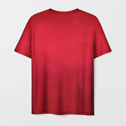 Мужская футболка 3D с принтом Азур Лейн ленты, вид сзади #1
