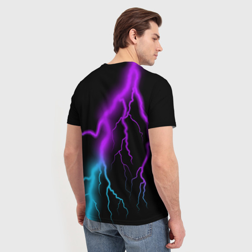 Мужская футболка 3D с принтом Brawl Stars crow, вид сзади #2