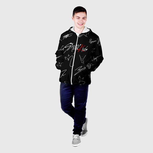 Мужская куртка 3D с принтом STRAY KIDS, фото на моделе #1