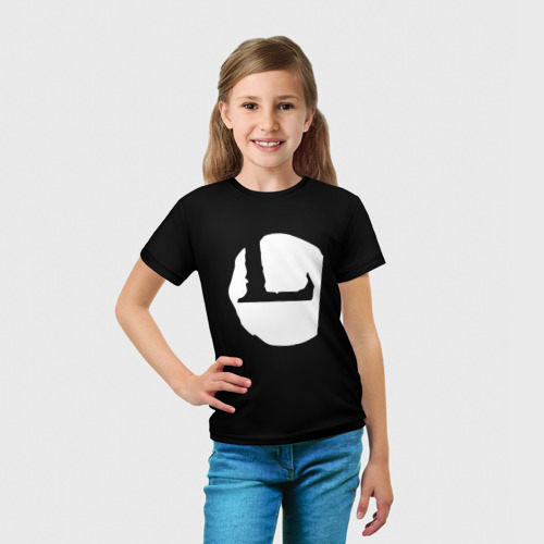 Детская футболка 3D с принтом Louna, вид сбоку #3