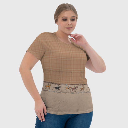 Женская футболка 3D с принтом Всадники, фото #4