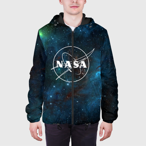 Мужская куртка 3D с принтом NASA, вид сбоку #3
