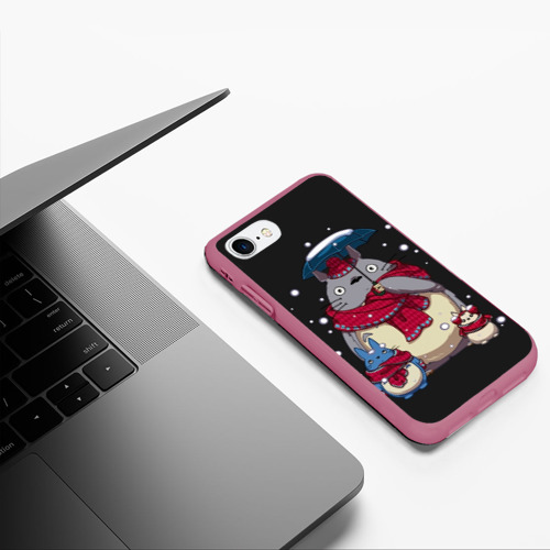 Чехол для iPhone 7/8 матовый с принтом My Neighbor Totoro, фото #5