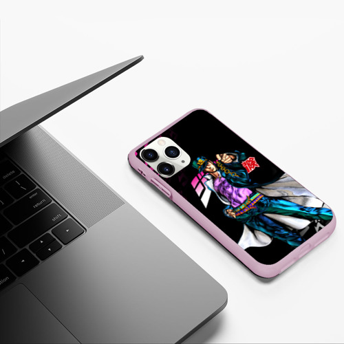 Чехол для iPhone 11 Pro матовый с принтом Дзётаро смотрит, фото #5