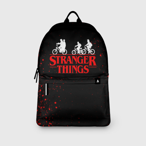 Рюкзак 3D с принтом STRANGER THINGS, вид сбоку #3