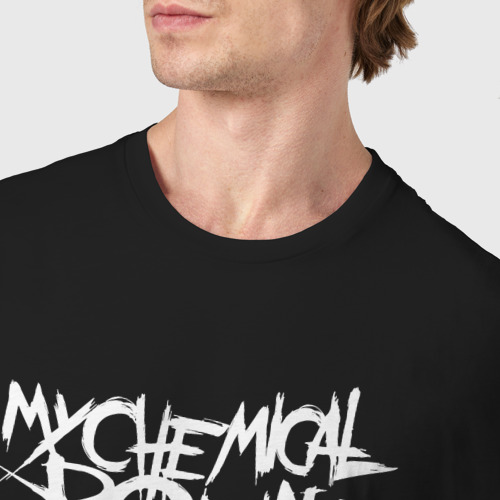 Мужская футболка хлопок с принтом My Chemical Romance - солдат, фото #4