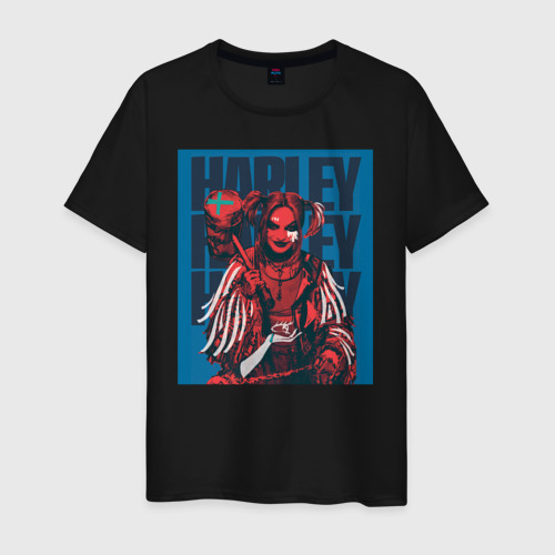 Мужская футболка с принтом Harley Quinn Harley Quinn, вид спереди #2