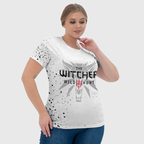Женская футболка 3D с принтом ВЕДЬМАК, фото #4