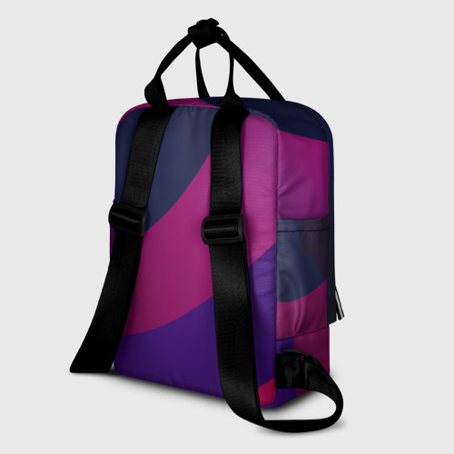 Женский рюкзак 3D с принтом Фигурное катание, вид сзади #1