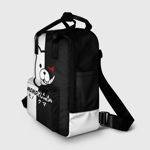 Женский рюкзак 3D с принтом Monokuma, фото на моделе #1