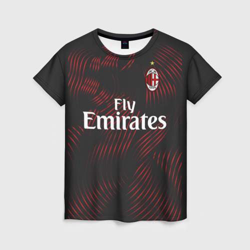 Женская футболка 3D с принтом Ibrahimovic third 19-20, вид спереди #2
