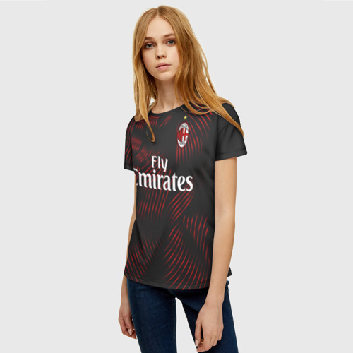 Женская футболка 3D с принтом Ibrahimovic third 19-20, фото на моделе #1