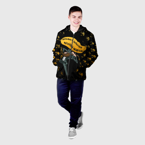 Мужская куртка 3D с принтом Ведьмак Сериал, фото на моделе #1