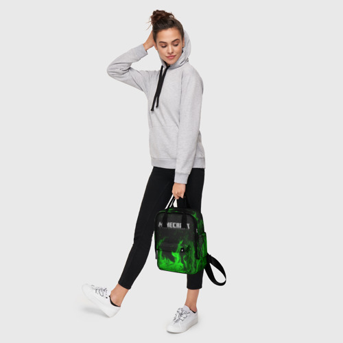 Женский рюкзак 3D с принтом MINECRAFT | МАЙНКРАФТ, фото #4