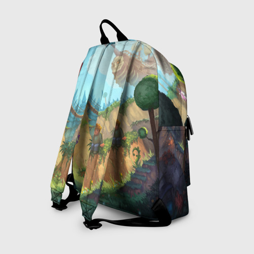 Рюкзак 3D с принтом Terraria, вид сзади #1