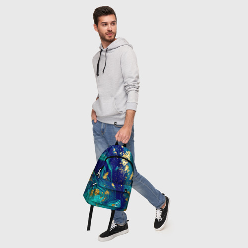 Рюкзак 3D с принтом Краски, фото #5