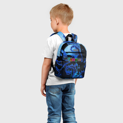 Детский рюкзак 3D с принтом Terraria, фото на моделе #1