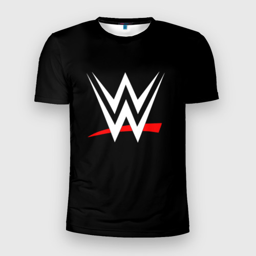 Мужская футболка 3D Slim с принтом WWE, вид спереди #2