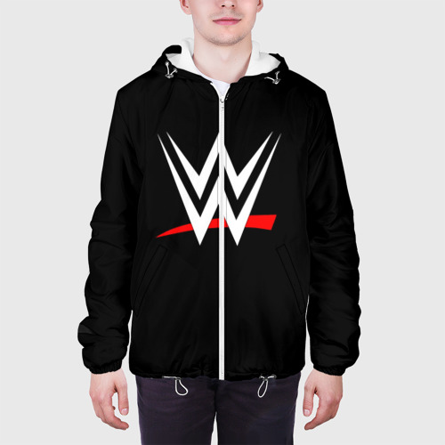 Мужская куртка 3D с принтом WWE, вид сбоку #3
