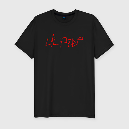 Мужская футболка премиум с принтом LIL PEEP (НА СПИНЕ) | ЛИЛ ПИП, вид спереди #2