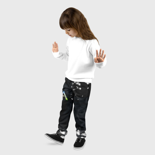 Детские брюки 3D с принтом Ark Survival Evolved, фото на моделе #1