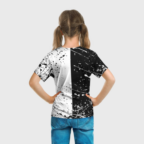 Детская футболка 3D с принтом ЕГОР КРИД, вид сзади #2