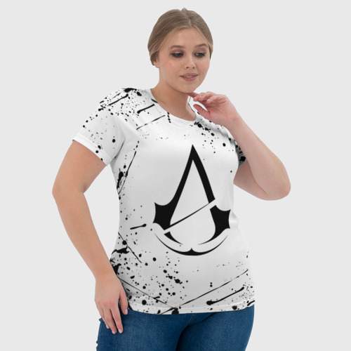Женская футболка 3D с принтом ASSASSIN`S CREED | АССАСИН КРИД, фото #4