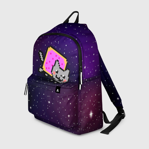 Рюкзак 3D с принтом Nyan Cat, вид спереди #2