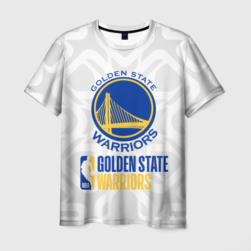 Мужская футболка 3D с принтом Golden State Warriors 30, вид спереди #2